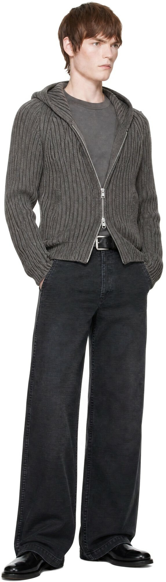OUR LEGACY Gray Rig Chino Trousers