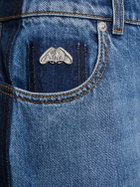 ALEXANDER MCQUEEN - Wide Leg Denim Jeans