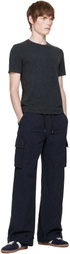 Dolce&Gabbana Navy Cotton Cargo Pants
