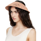 Chloé Beige 'The Chloé Raffia' Visor