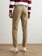 Incotex - Incotex Blue Division Straight-Leg Pleated Cotton and Cashmere-Blend Twill Trousers - Neutrals