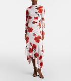 Alaïa Floral jersey bodysuit
