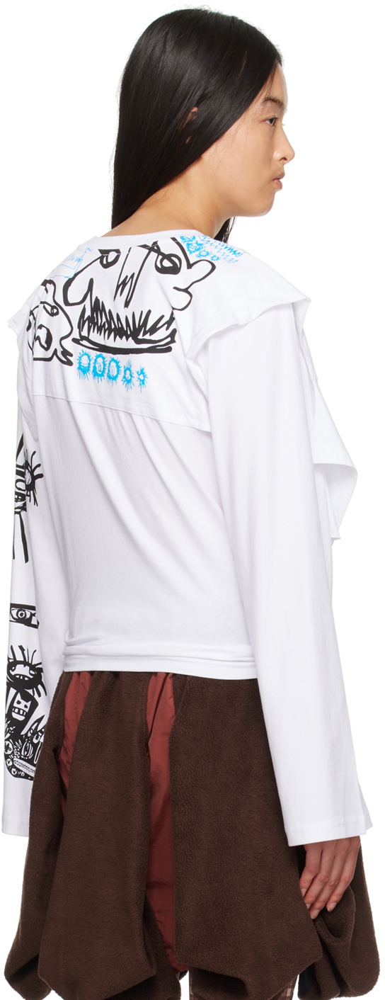 CHARLES JEFFREY LOVERBOY トップス POWERMESH LONG SLEEVE TEE Charles Jeffrey Loverboy Powermesh Long Sleeve T-shirt - T
