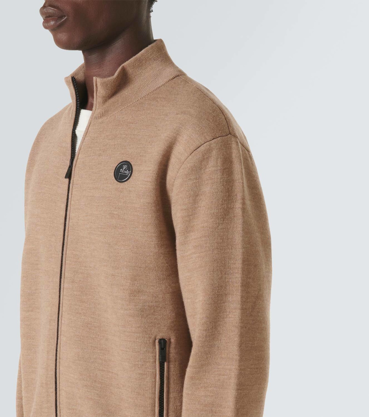 Fusalp Mayeul wool-blend zip-up cardigan