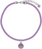 Versace Purple Medusa Biggie Necklace