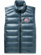 Canada Goose - Crofton Slim-Fit Quilted Recycled Nylon-Ripstop Down Gilet - Blue