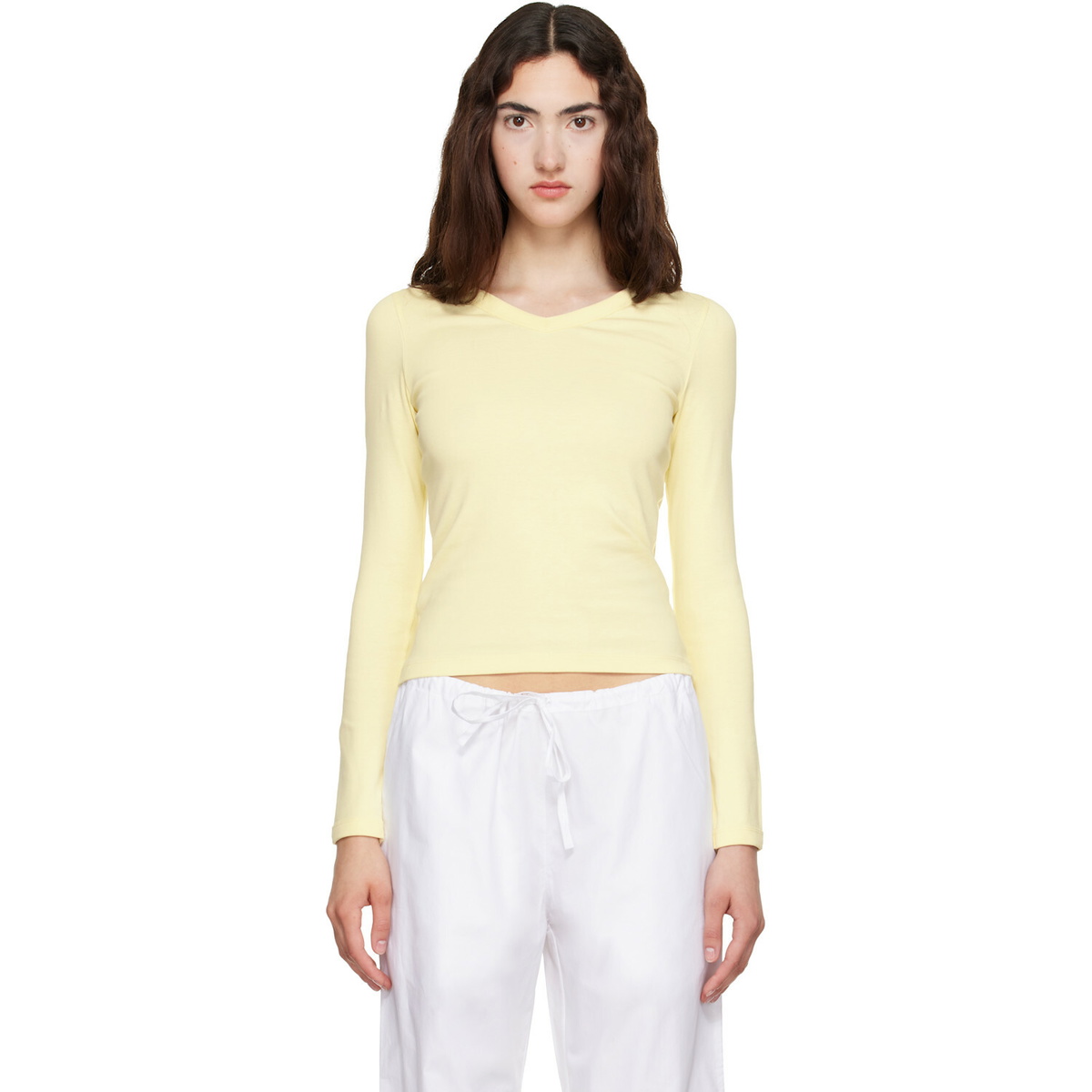 FLORE FLORE Yellow Jill Longsleeve T-shirt