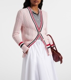 Thom Browne Cable-knit cotton cardigan