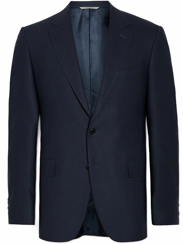Photo: Canali - Impeccable Slim-Fit Super 130s Wool Suit Jacket - Blue