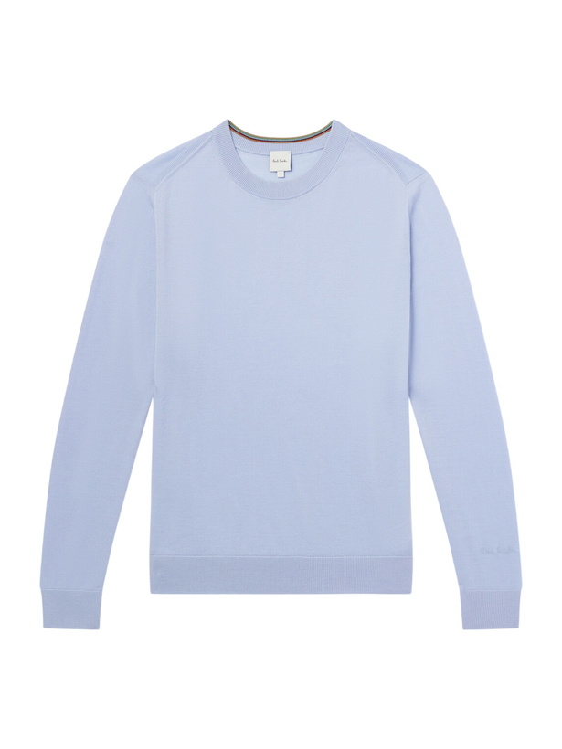 Photo: Paul Smith - Merino Wool Sweater - Blue