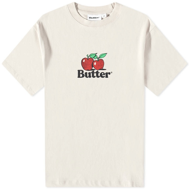 Photo: Butter Goods Men's Apples Logo T-Shirt in Cream