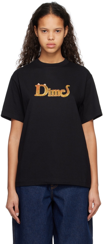 Photo: Dime Black Classic Cat T-Shirt