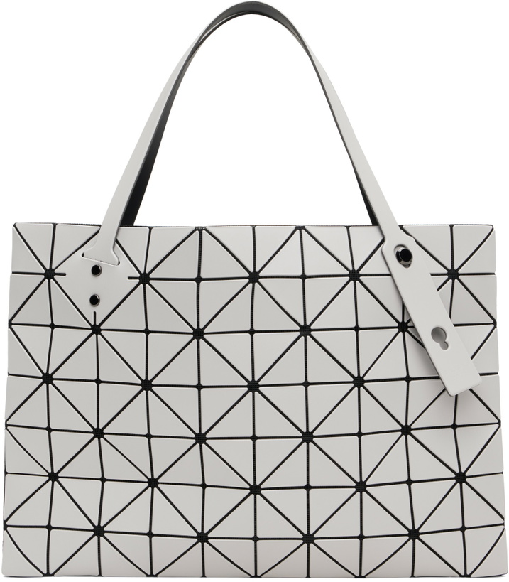 Photo: BAO BAO ISSEY MIYAKE Off-White Rock Matte Bag