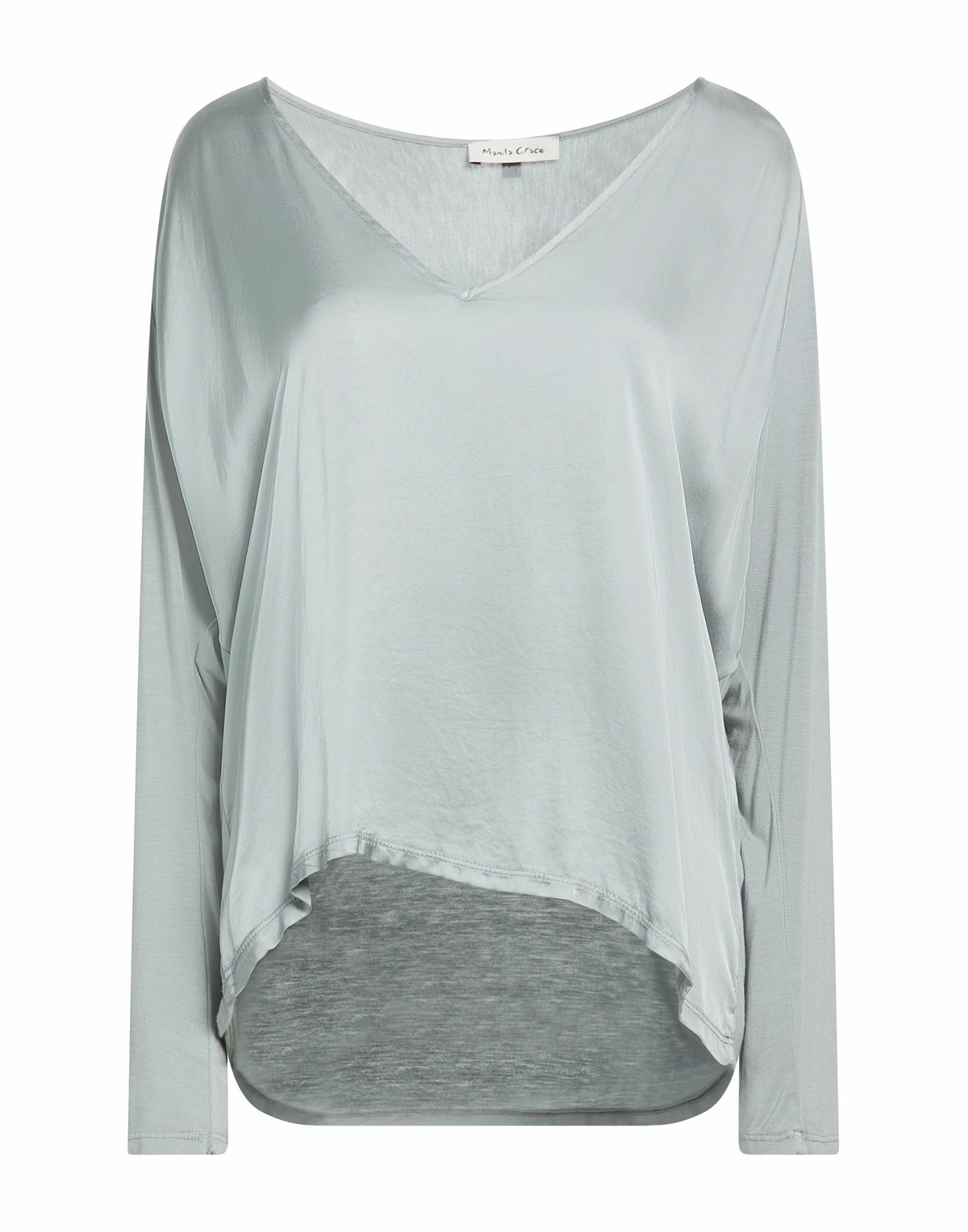 Manila Grace Womens Top in Grey