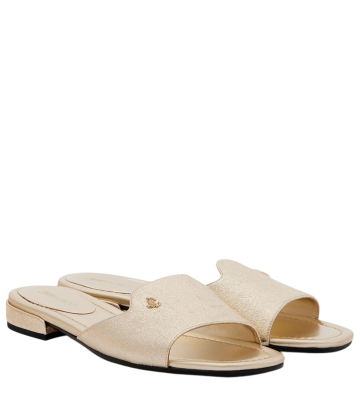 Photo: Jimmy Choo Dina leather slides
