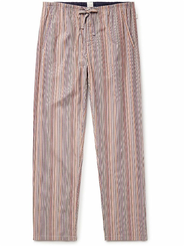 Photo: Paul Smith - Striped Cotton Pyjama Trousers - Red