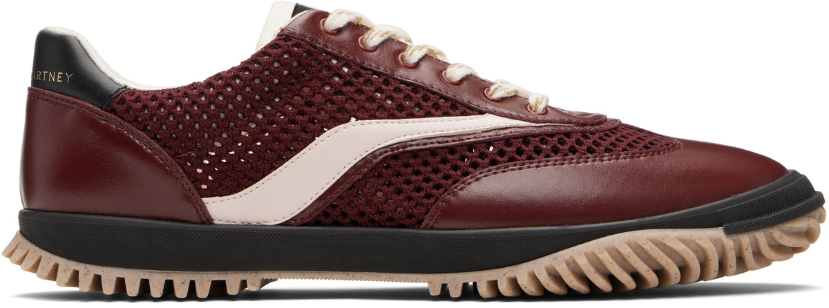 Stella McCartney Silver Synthetic Leather S-wave Sneakers