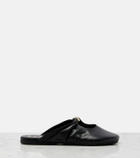 Loewe Pebble Soft leather mules