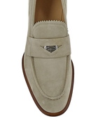 Alexander Mcqueen Suede Penny Loafers