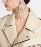 Magda Butrym Pearl and crystal-embellished earrings