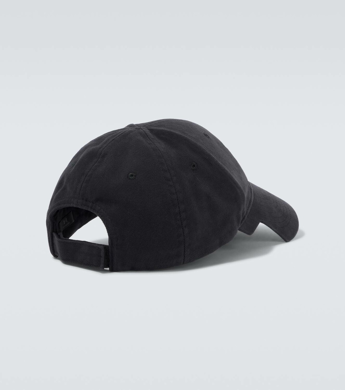 Balenciaga Logo embroidered denim baseball cap Balenciaga