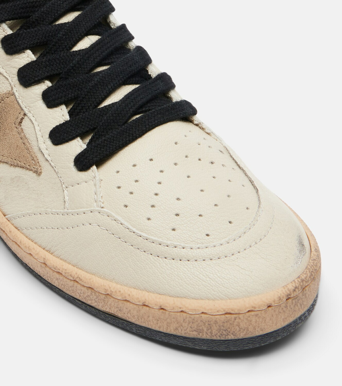 Golden Goose Ball Star leopard-print leather sneakers