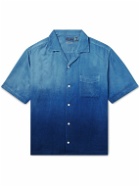 Blue Blue Japan - Camp-Collar Indigo-Dyed Woven Shirt - Blue