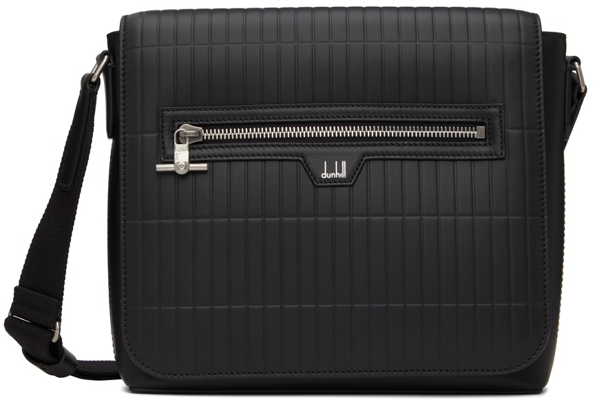 Photo: Dunhill Black Small Rollagas Messenger Bag
