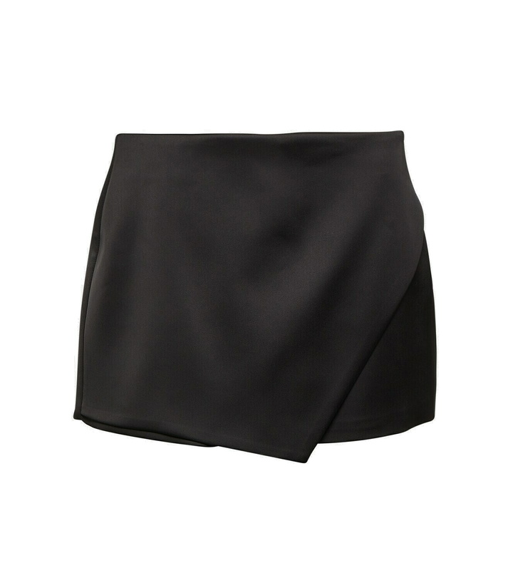 Photo: Giuseppe di Morabito Satin miniskirt