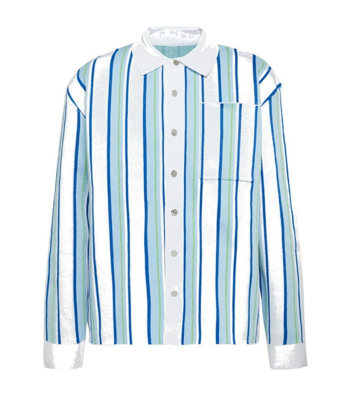 Photo: Jacquemus La Chemise Maille Polo striped shirt