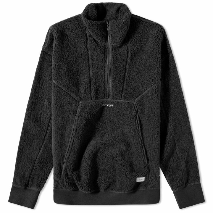 Photo: WTAPS Men's Mech Quarter Zip Fleece in Black