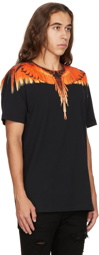 Marcelo Burlon County of Milan Black Icon Wings T-Shirt