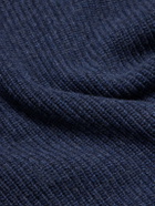 FrizmWORKS - Patch Wool-Blend Sweater - Blue