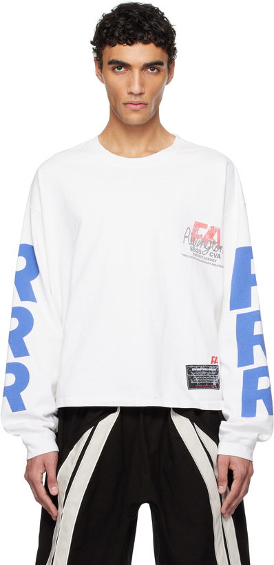 Photo: Rivington Roi Rebis White 'FA.CO' LS T-shirt