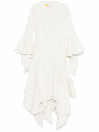 Marques'Almeida White Ruffled Dress
