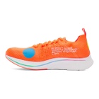 NikeLab Orange Off-White Edition Nike Zoom Fly Mercurial Flyknit Sneakers