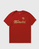 Nike NFL San Francisco 49ers Rivalry Dri-FIT Cotton Slub T-Shirt Black Mens Shortsleeves/Team Tee