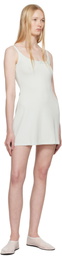 SKIMS Blue Drop Needle Pointelle Cami Minidress