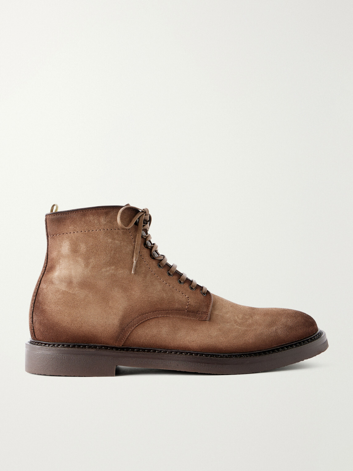 Officine Creative - Hopkins Flexi 203 Suede Boots - Brown