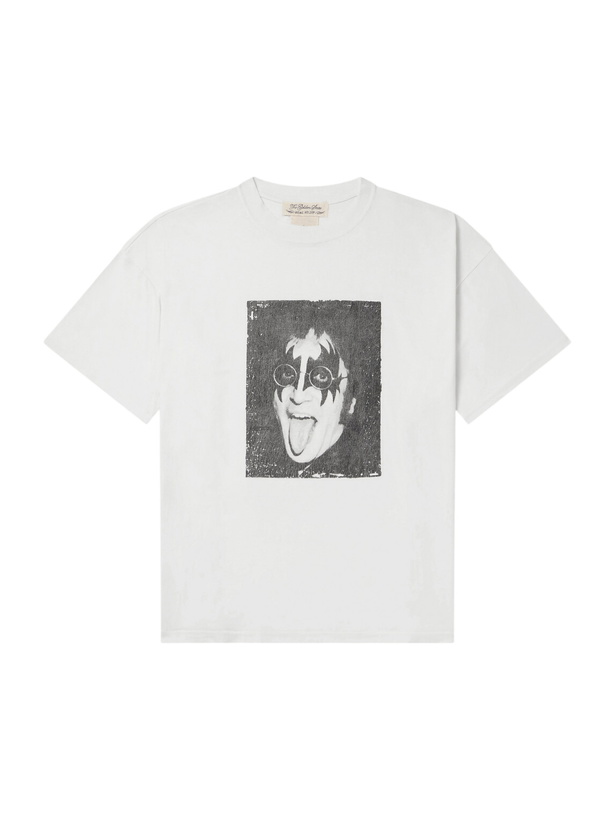 Photo: Remi Relief - Who Are You Printed Cotton-Jersey T-Shirt - White