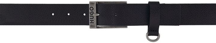 Photo: Hugo Black Leather Belt