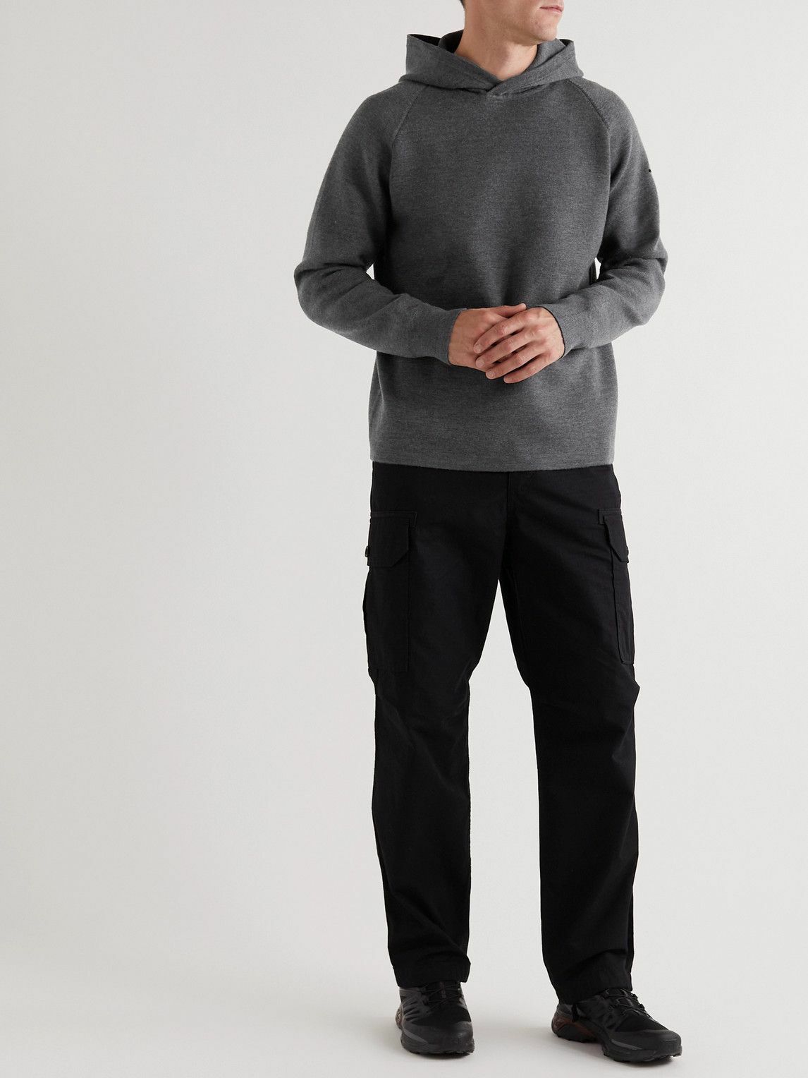 Norse projects black online hoodie