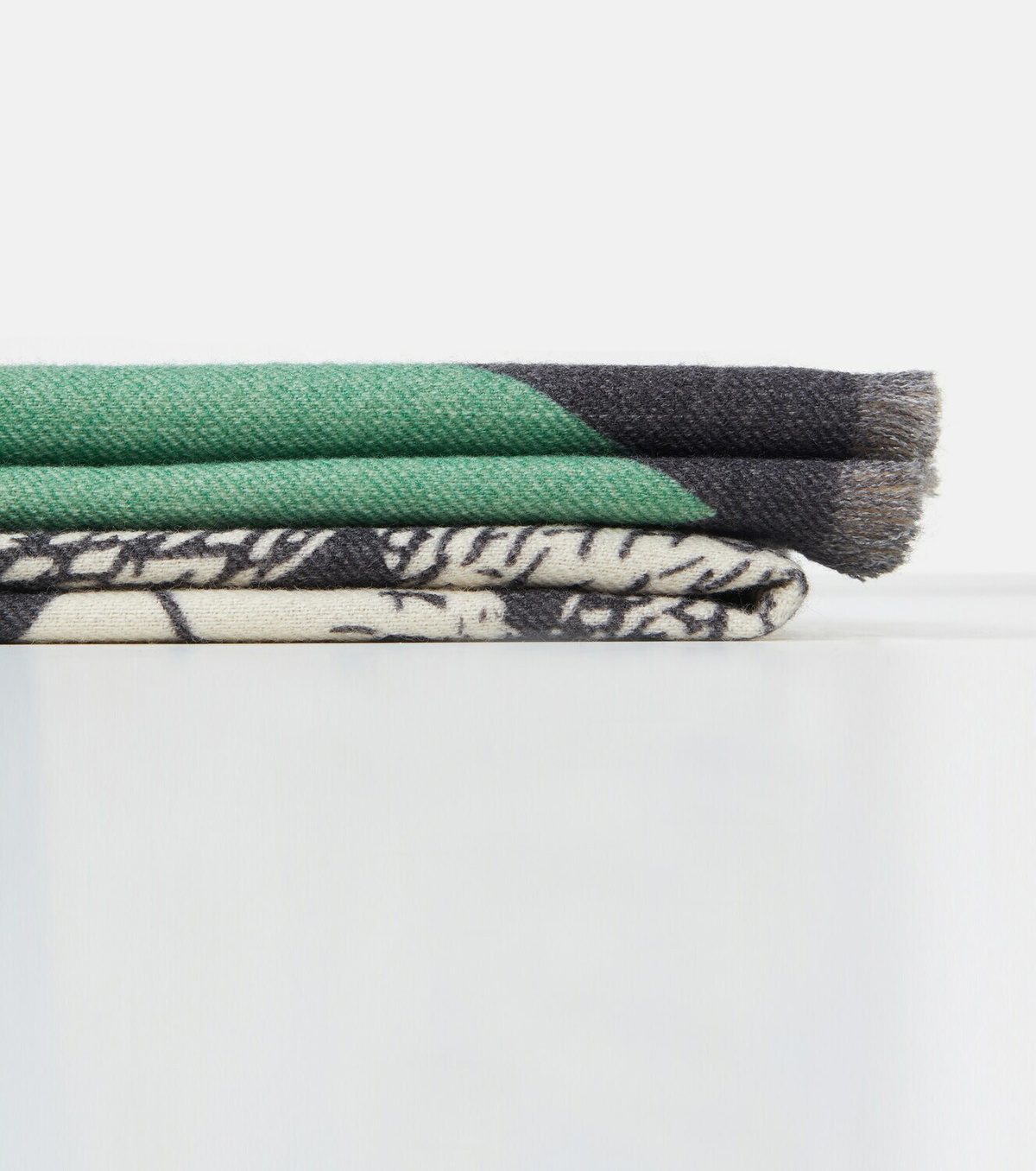 Fornasetti Argyle wool blanket