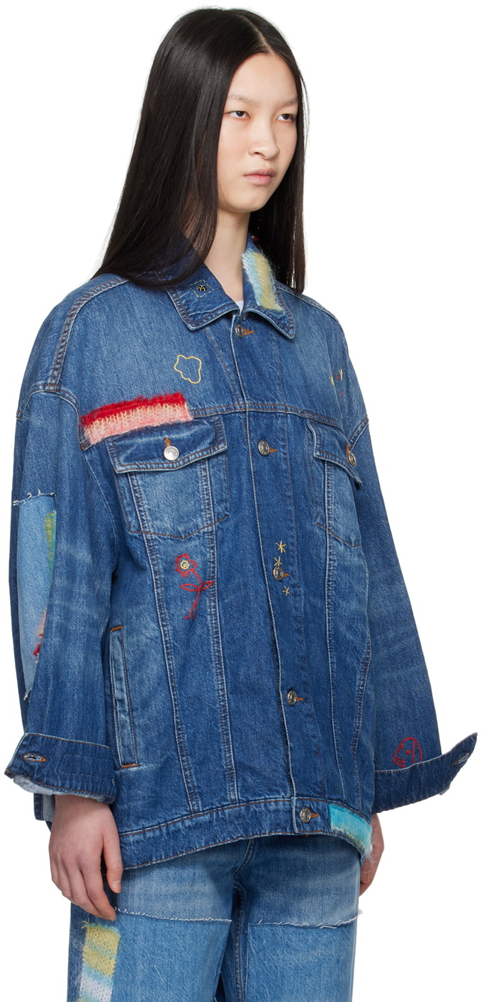 Marni Blue Oversized Denim Jacket