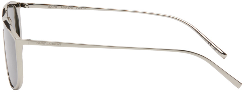 Saint Laurent Silver SL 605 Luna Sunglasses Saint Laurent display picture 1