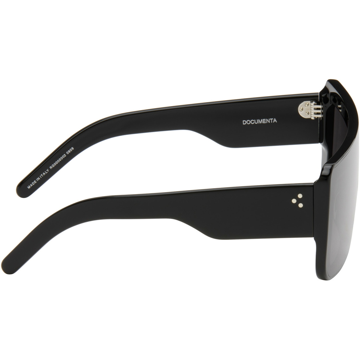 Rick Owens Black Tower Documenta Sunglasses