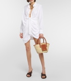 Jacquemus - Le Panier Soleil Small woven tote bag