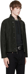RRL Black Cotton Bower Deck Jacket