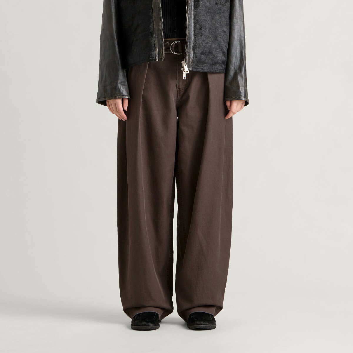 END. x Samsøe Samsøe Women's Saharlan Trousers in Overdyed Brown