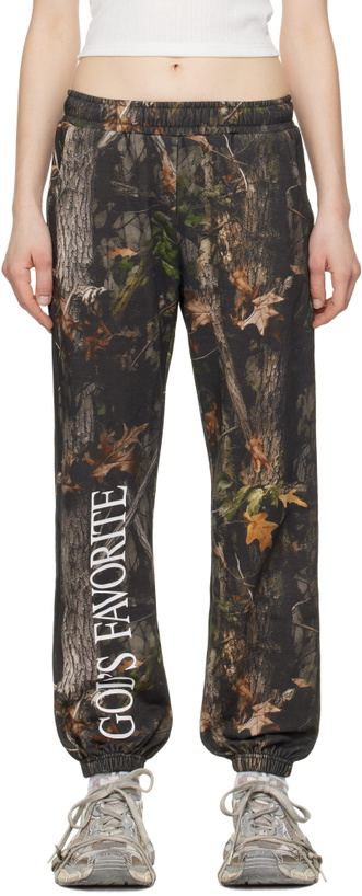 Photo: Praying Khaki 'God's Favorite' Real Tree Sweatpants